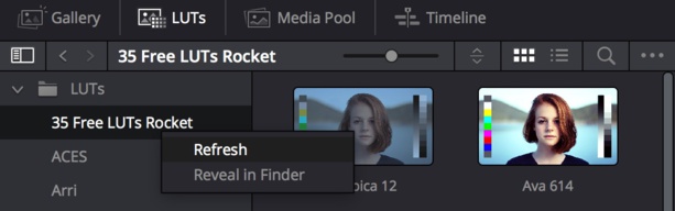 DaVinci Resolve 15 : tout savoir pour gérer ses LUTs