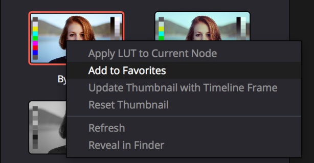 DaVinci Resolve 15 : tout savoir pour gérer ses LUTs