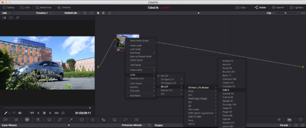 DaVinci Resolve 15 : tout savoir pour gérer ses LUTs