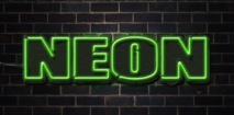 Free PSD : Texte light néon.