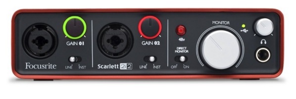 Mini studio son Scarlett 2i2