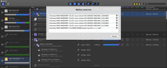 Final Cut Library Manager Version 2.5 d'Arctic Whitness