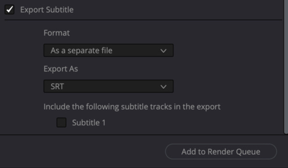 DaVinci Resolve : la gestion des sous-titres