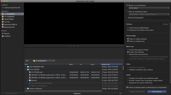 FCPX 10.2 : Déplacer ses projets sur un disque externe
