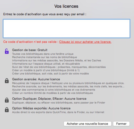 Final Cut Library Manager : mise à jour version 3
