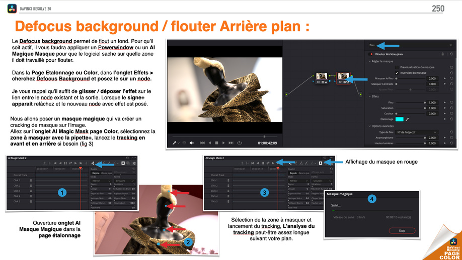 DAVINCI RESOLVE 20 : Se former à la Page Couleur