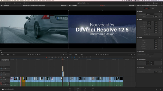 DaVinci Resolve 12.5 : toutes les nouveautés de la mise à jour
