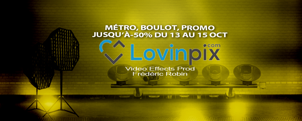 Métro, boulot, promos... chez Lovinpix.