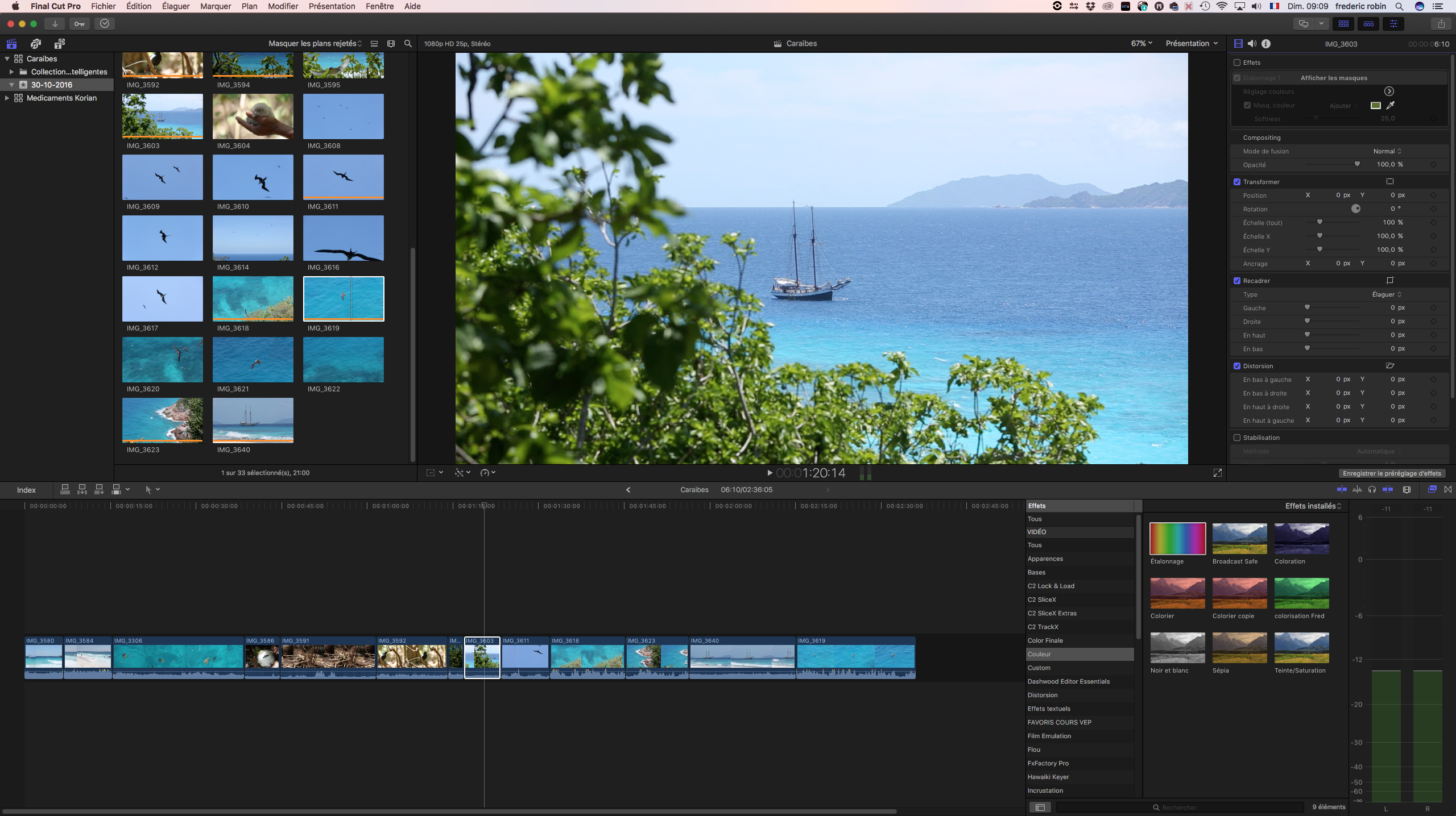 FCPX 10.3 nouveau design pour l'interface du logiciel