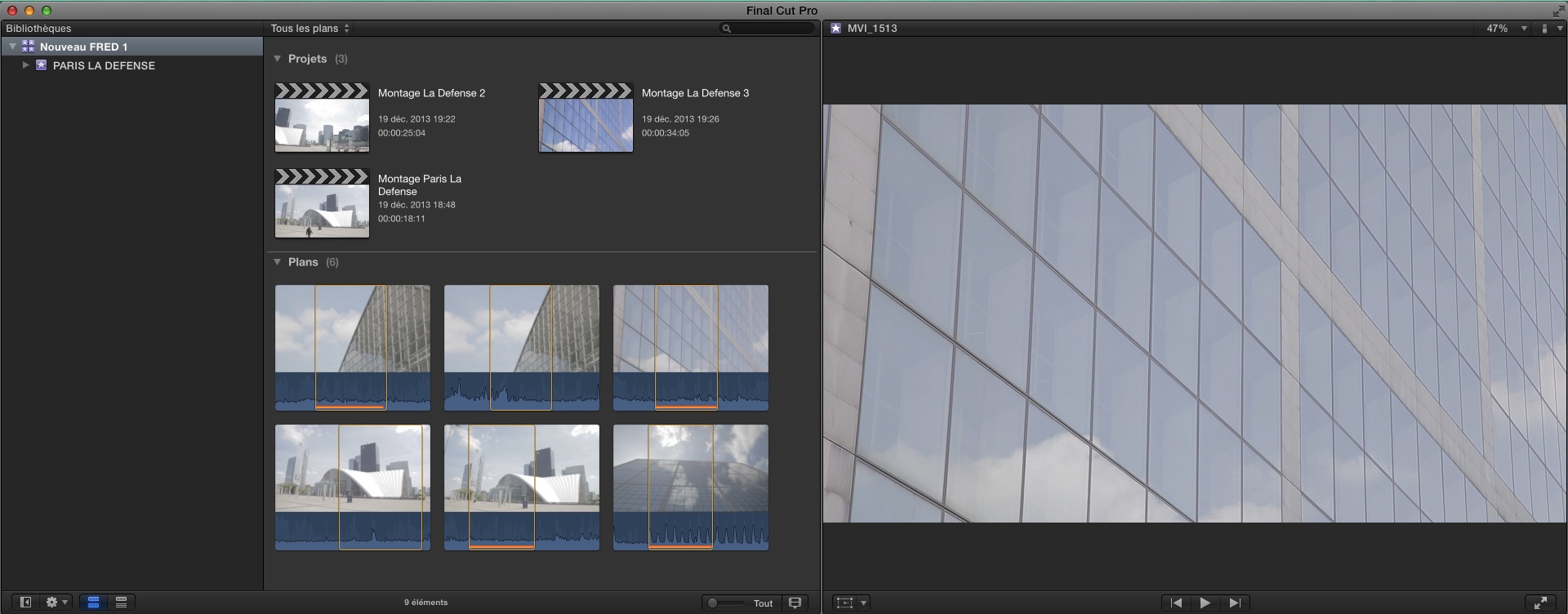 Nouvelle gestion des Evènements et Projets sous FCPX 10.1.