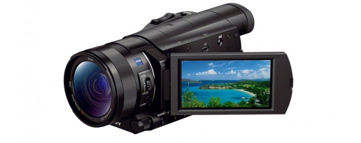 Sony et le 4K avec l'Handycam AX100E