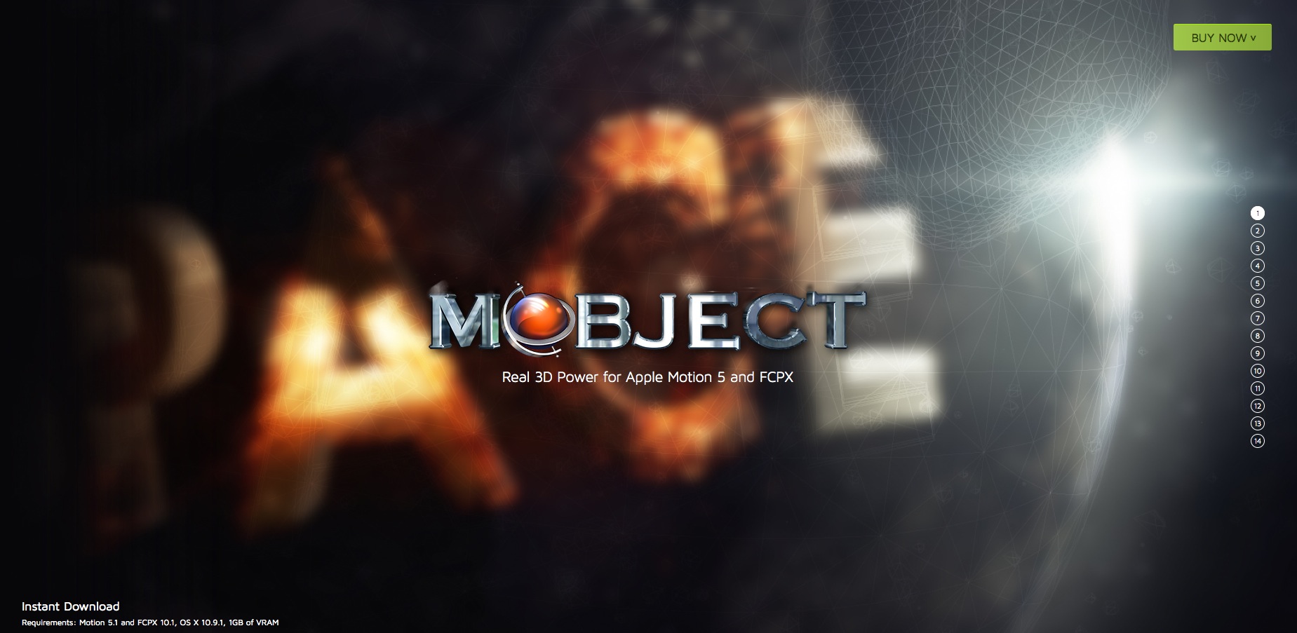MotionVFX : mObject le plugin 3D pour Motion 5.1 et FCPX 10.1