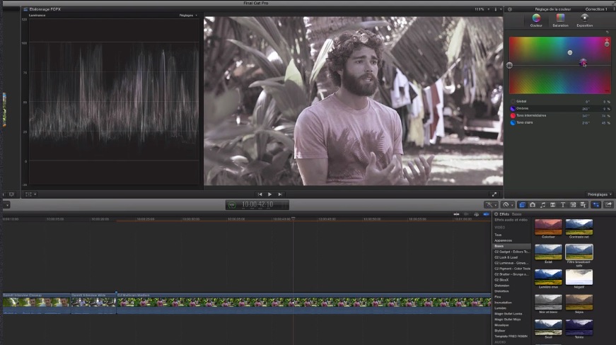 Comprendre et étalonner ses images sous FCPX 10.1.1