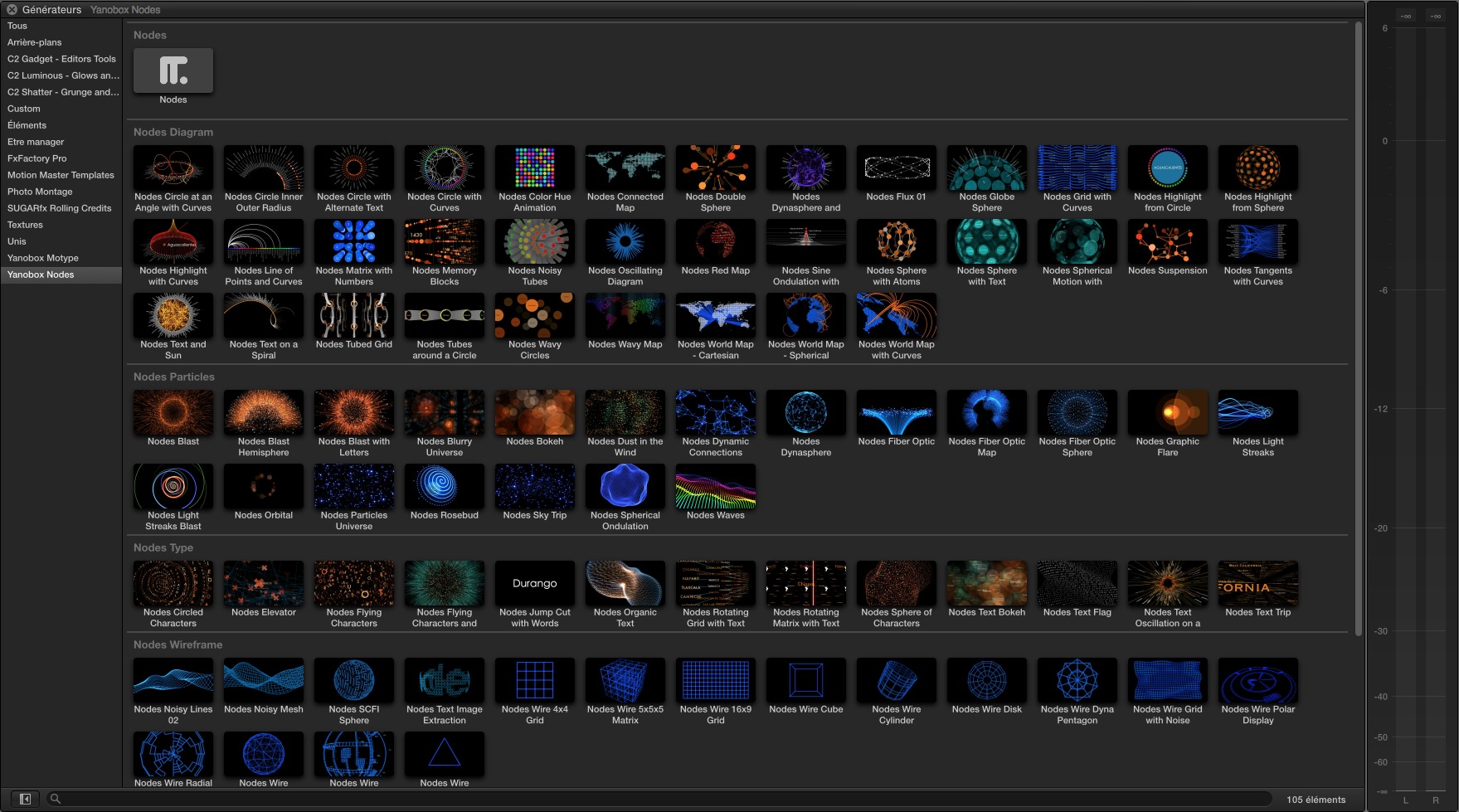 Les presets de Yanobox Nodes 2.