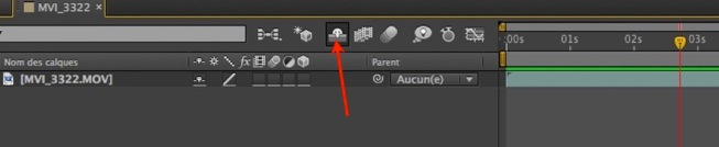 After Effects : les options de la fenêtre montage