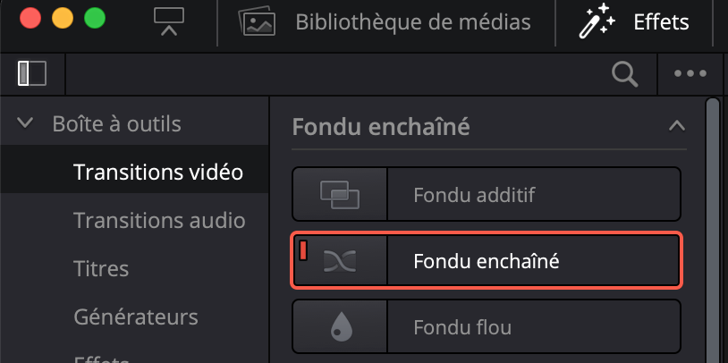 DaVinci Resolve : Créer une transition avec Anim Curve