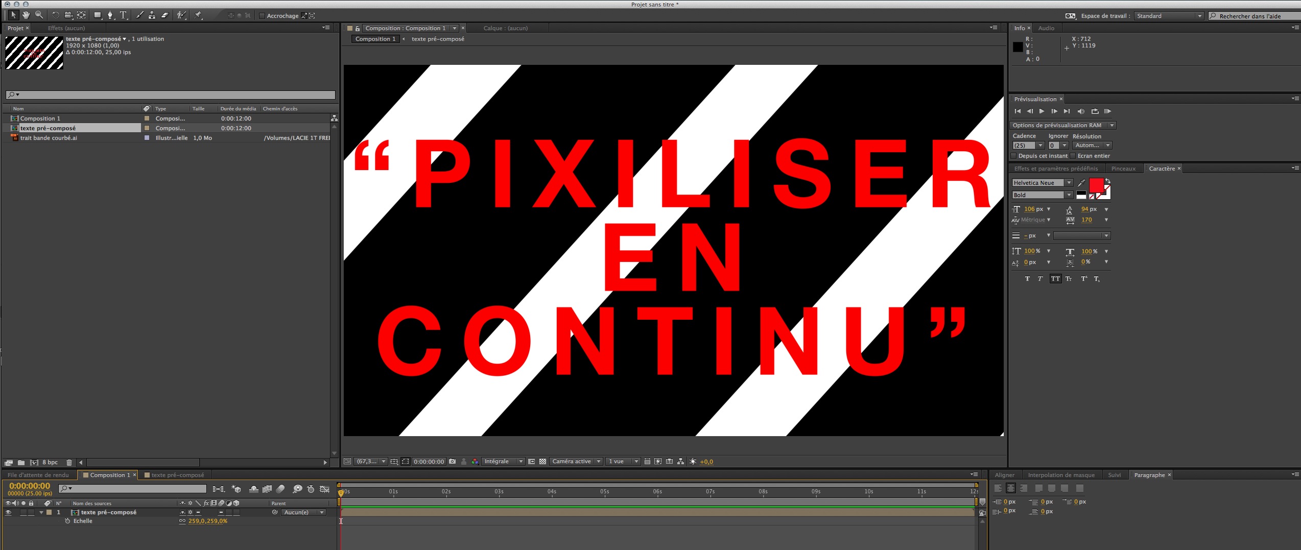 Pixiliser en continu pour garder le vectoriel de vos graphiques.