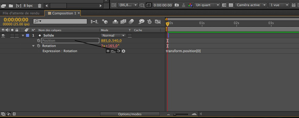 Utilisation du lasso sous After Effects CC.