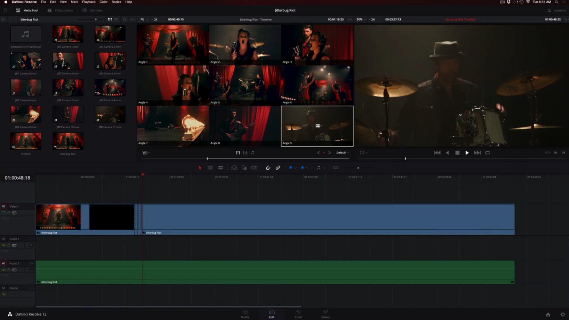 Montage multi-caméras sous DaVinci Resolve 12