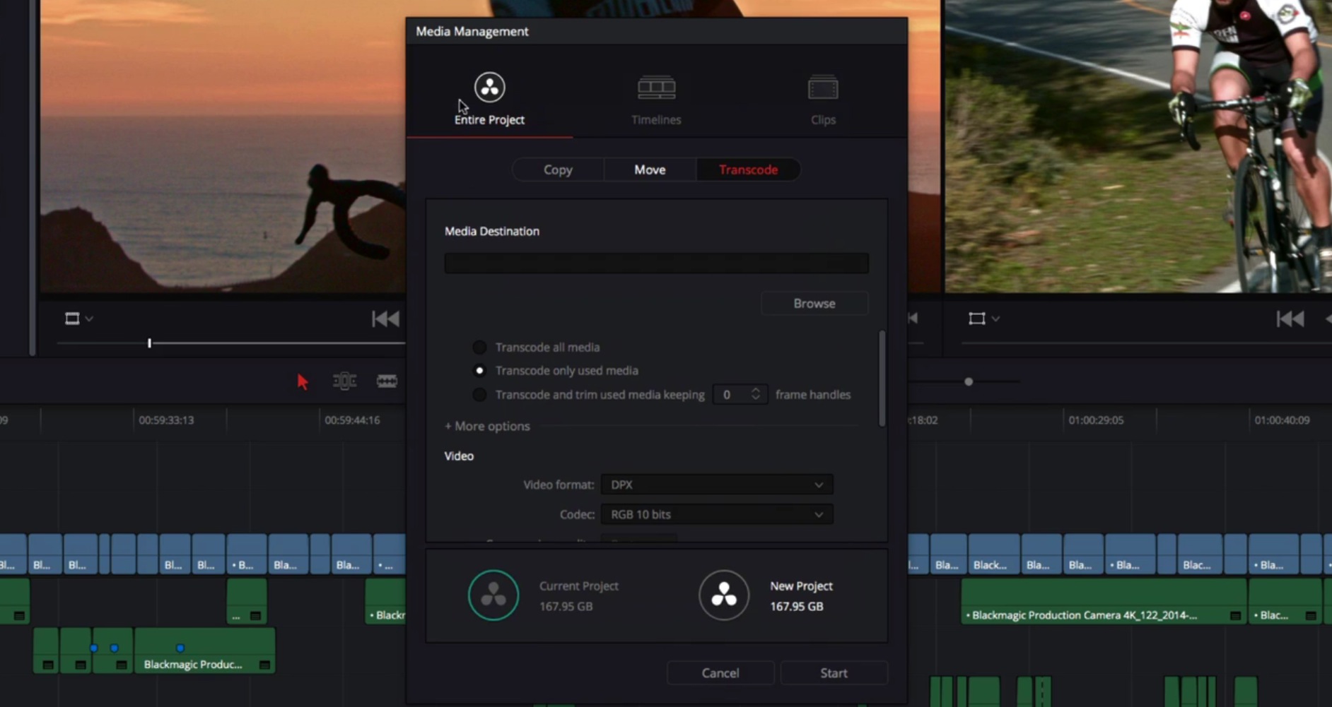 La fonction "Media Management" de la page Edit.