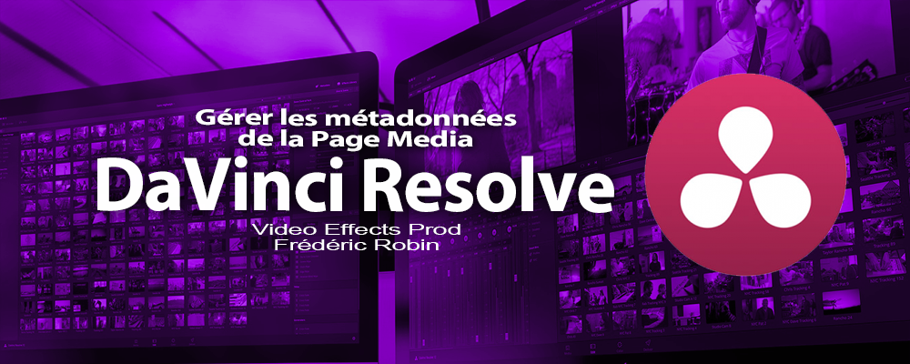 DaVinci Resolve 12 : Gérer les métadonnées dans la page média (#video13)