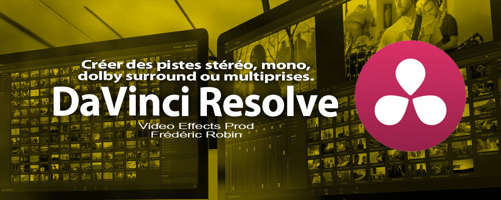 DaVinci Resolve 12 : Gérer le son stéréo, mono ou dolby surround (#video20)