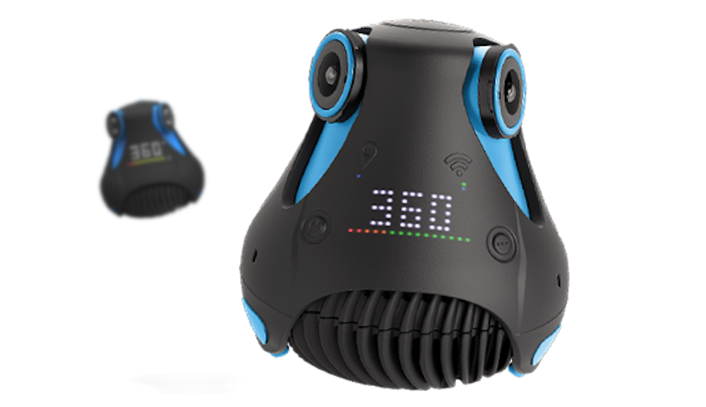 360can de Giroptic avec 2K en vidéo et 4k en photo.