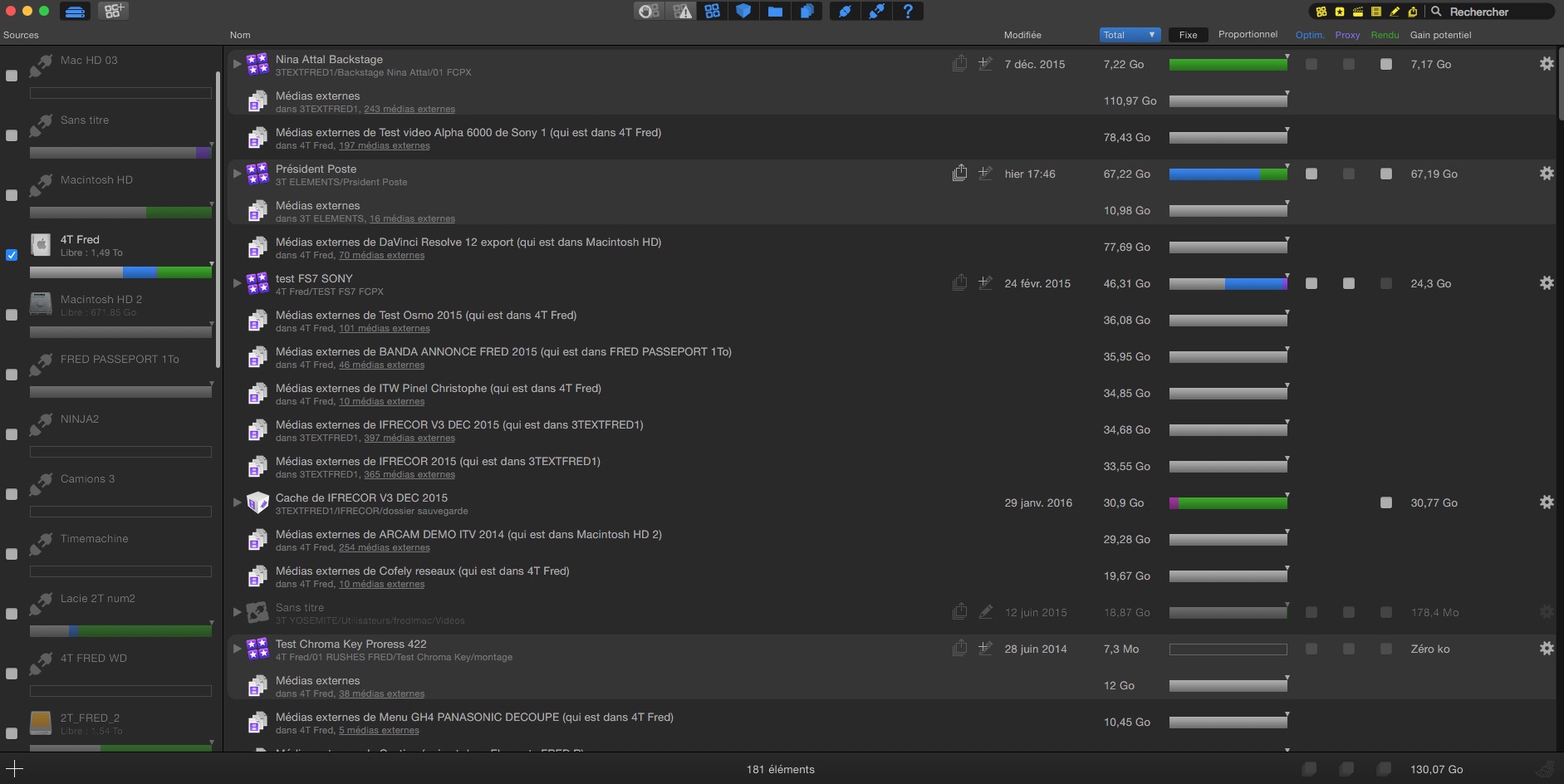 Nouvelle version de Final Cut Libraries Manager version 3