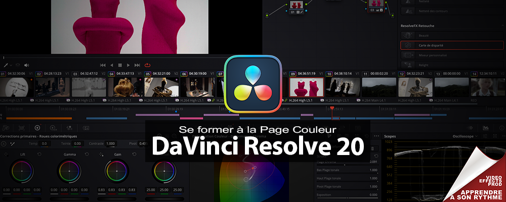 DAVINCI RESOLVE 20 : Se former à la Page Couleur DAVINCI RESOLVE 20 : Se former à la Page Couleur
