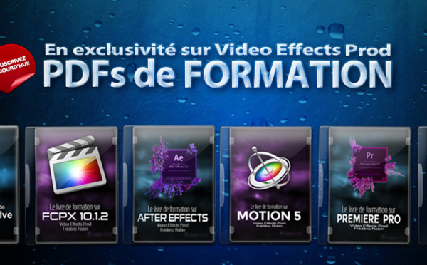 Les livres de formation aux logiciels de Post-Production