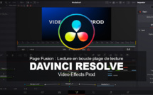 DaVinci Resolve : Lecture en boucle page Fusion
