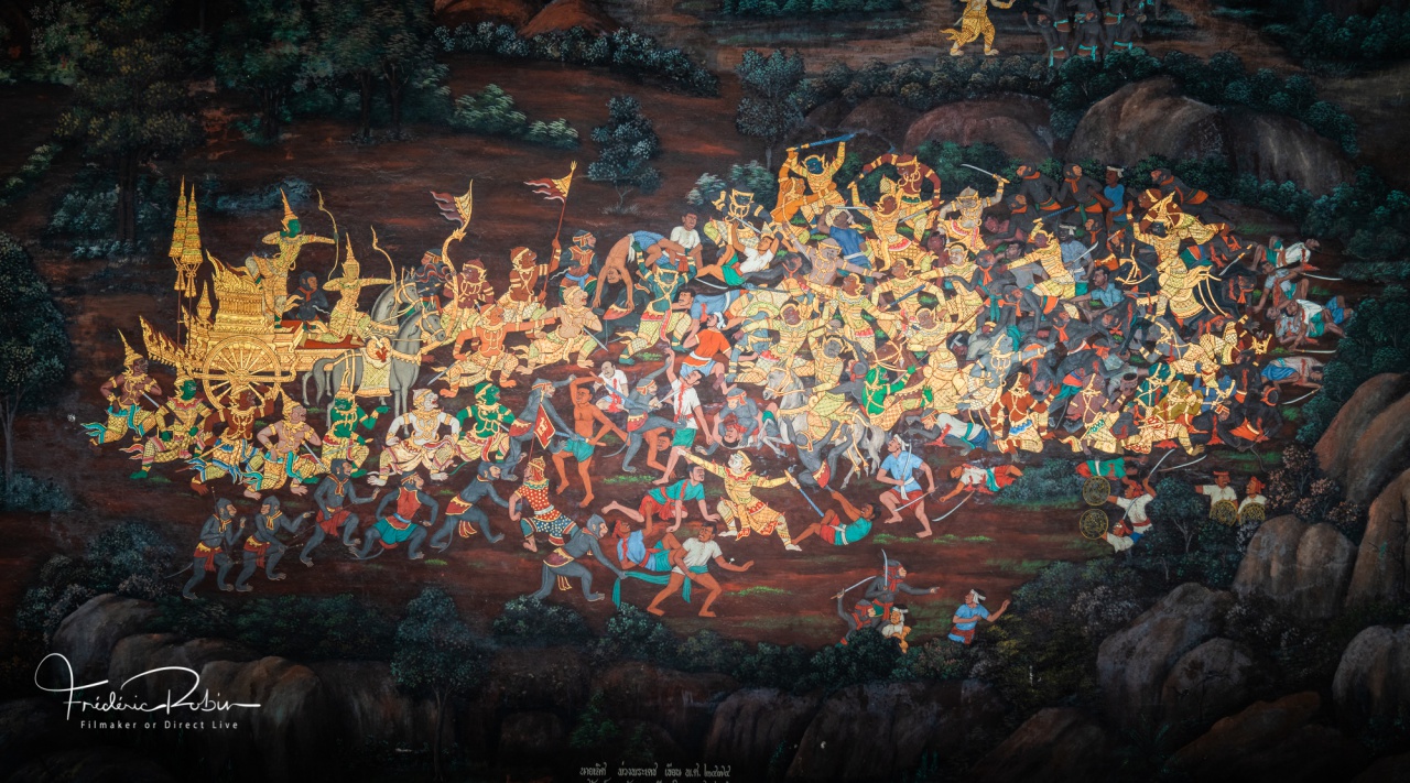 Détails peinture Grand Palais Bangkok Détails peinture Grand Palais Bangkok