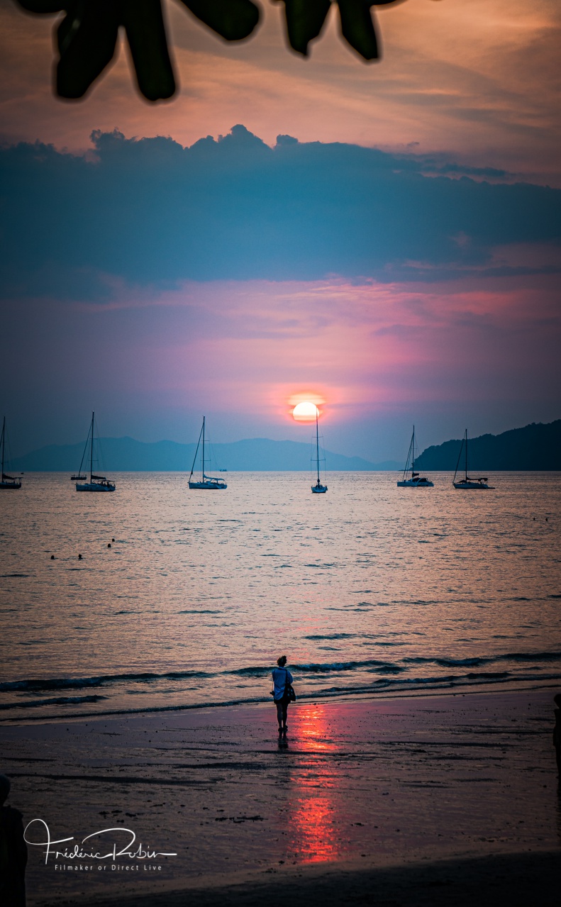 Plage AO NANG, sunset Plage AO NANG, sunset