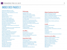 index page 2 PDF Première Pro CC 2019